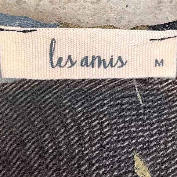 Sheer Floral Kimono Robe Sz M Made in USA Beach Cover-Up - Picture 7 of 15